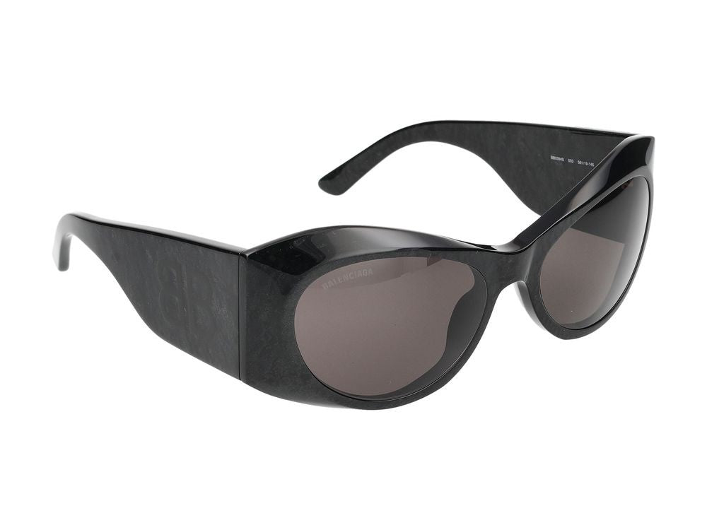 Balenciaga Sunglasses Bb0394s 003 Black Black Grey 59/19/145