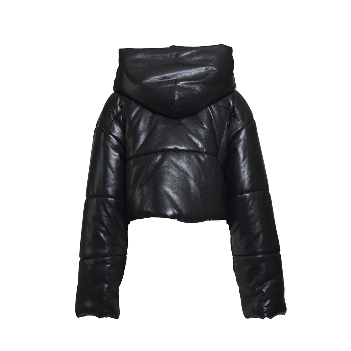 Nanushka Aveline Jacket In Black Faux Leather