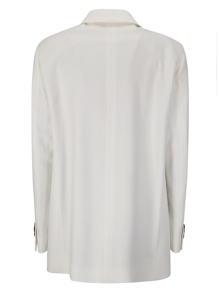 Alberto Biani Single-Breasted Jacket With Classic Collar And Flap Pockets