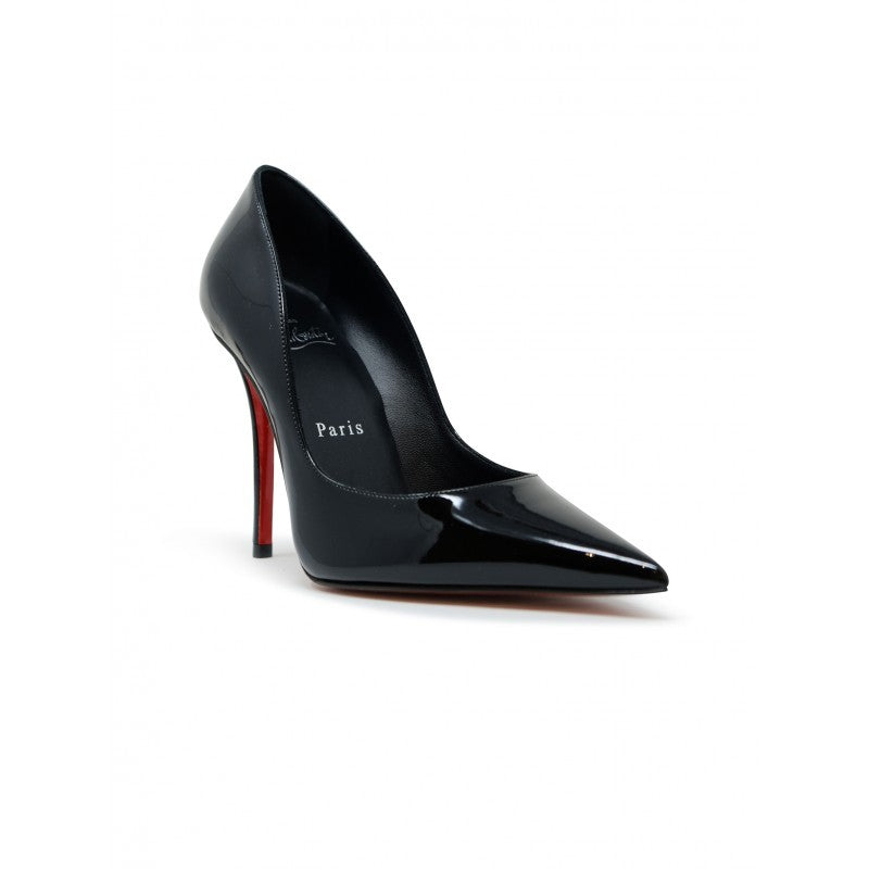 Christian Louboutin Black Patent Miss Z 100 Pumps
