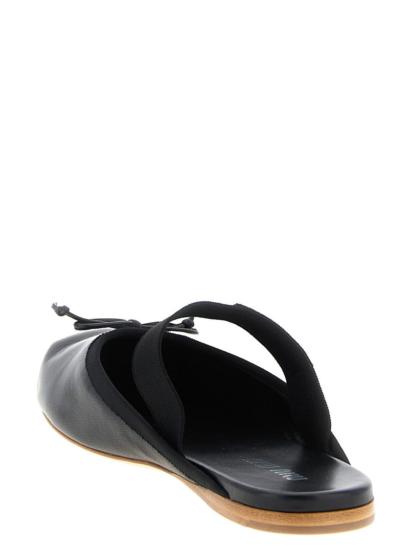 Miu Miu Sabot Ballet Flats