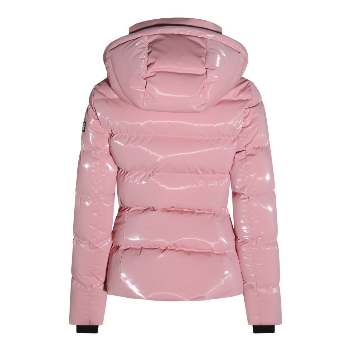 Mackage Glossy Fitted High Collar Puffer Down Jacket