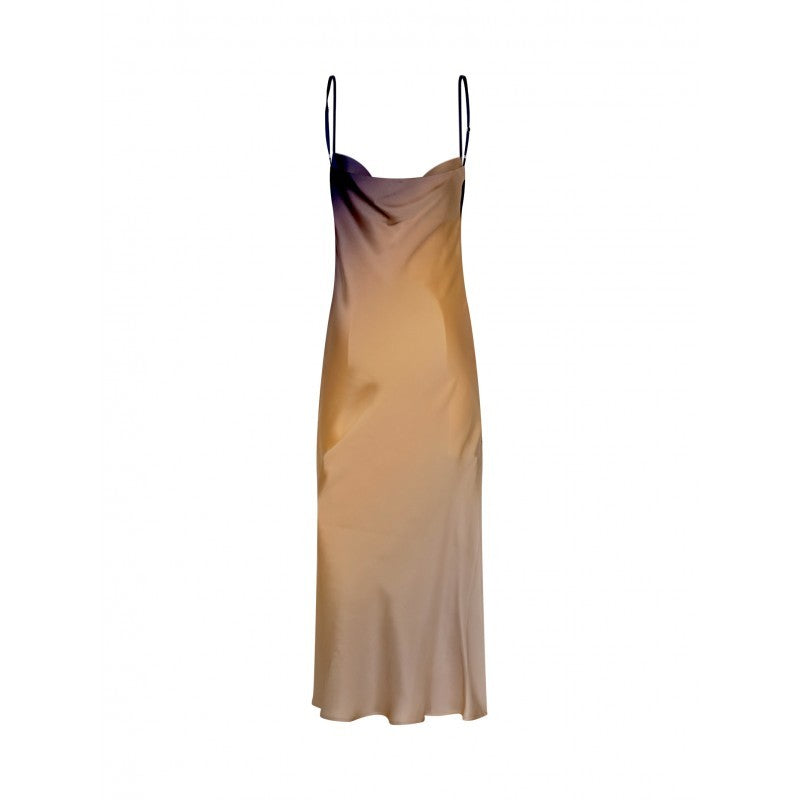 Sleep No More Multicolor Silk Long Dress
