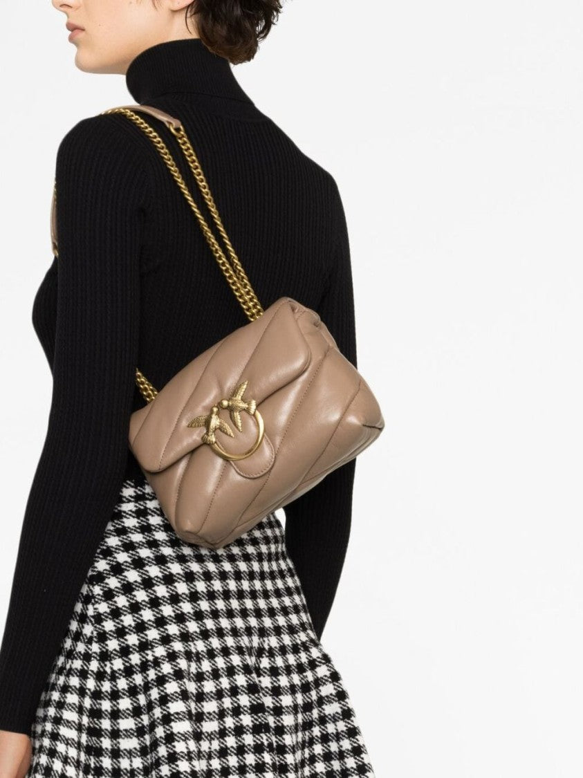 Pinko Crossbody Bag With Metal Logo