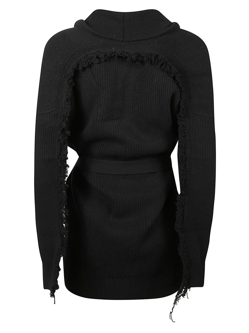 Drumohr Ribbed Merino Wool-Blend Wrap Cardigan