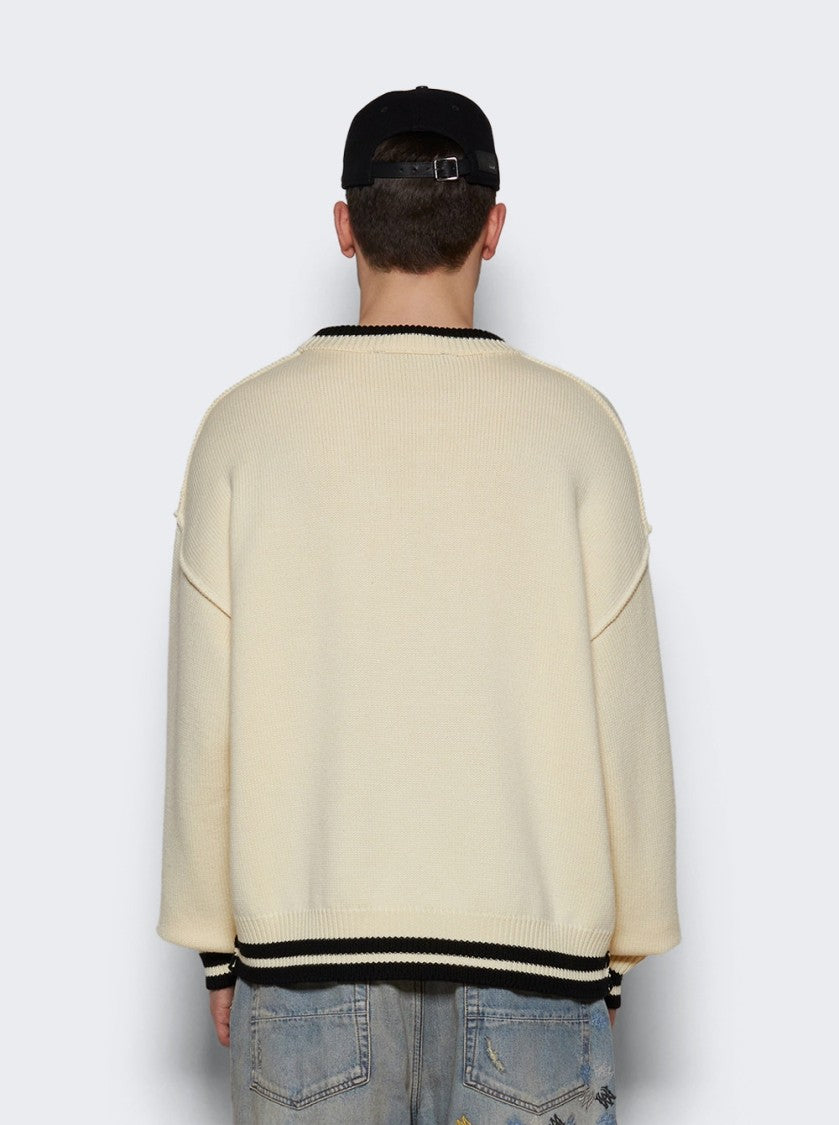 Palm Angels Bear In Mind Sweater - Off White