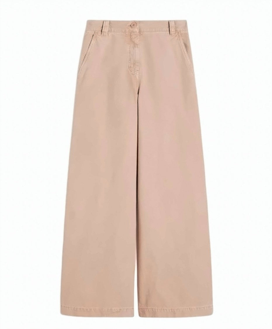 Weekend Wkdskipper Cotton Wide Leg Trousers