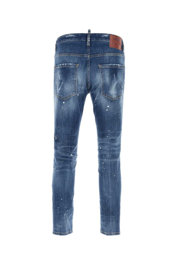 Dsquared2 Stretch Denim Skater Jeans