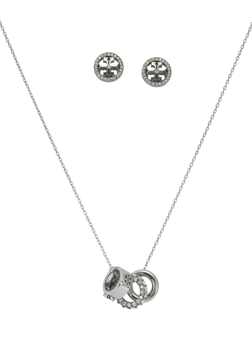 Tory Burch Interlocking Ring Jewelry Set
