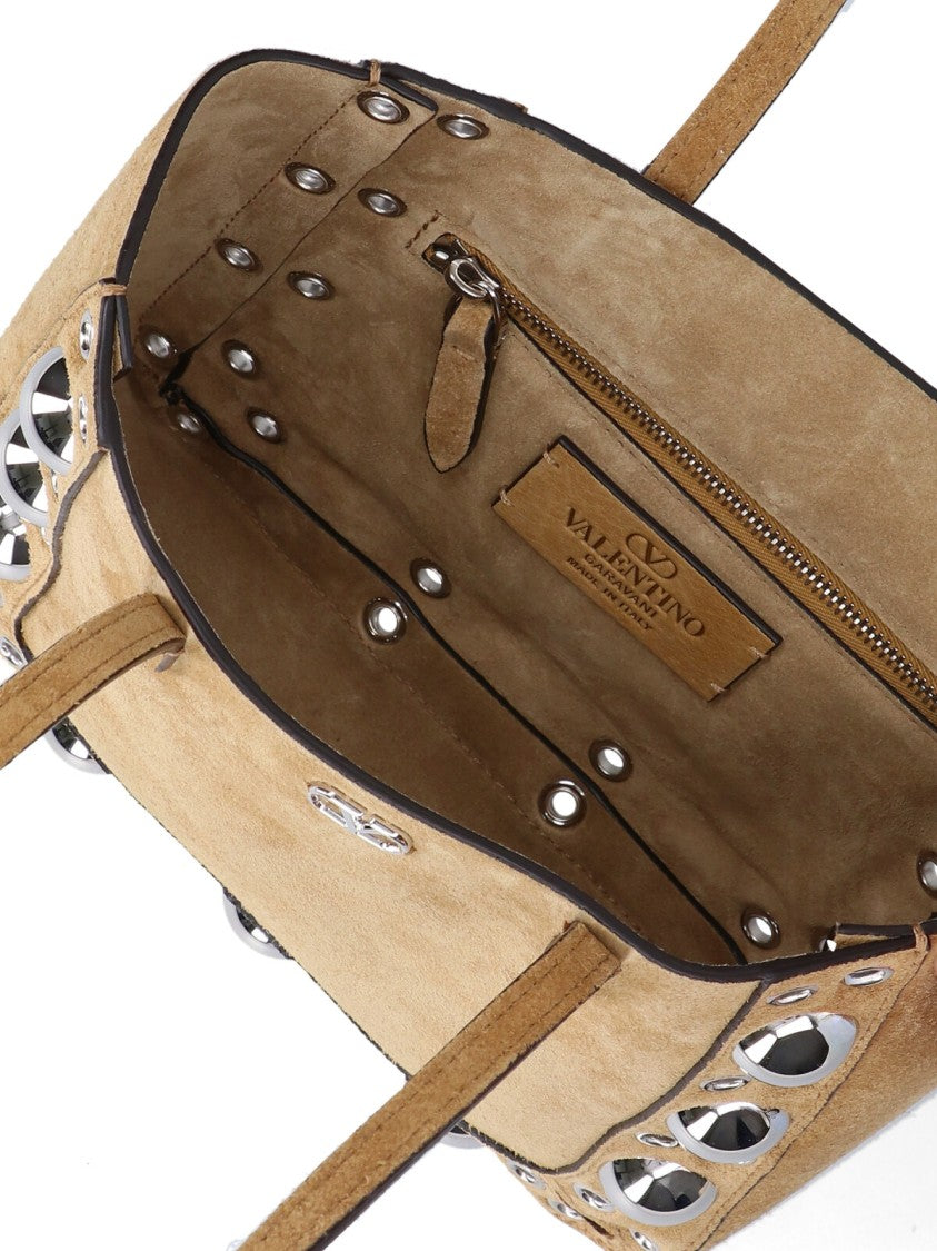 Valentino Garavani Mini Tote "Nellcôte" – Beige