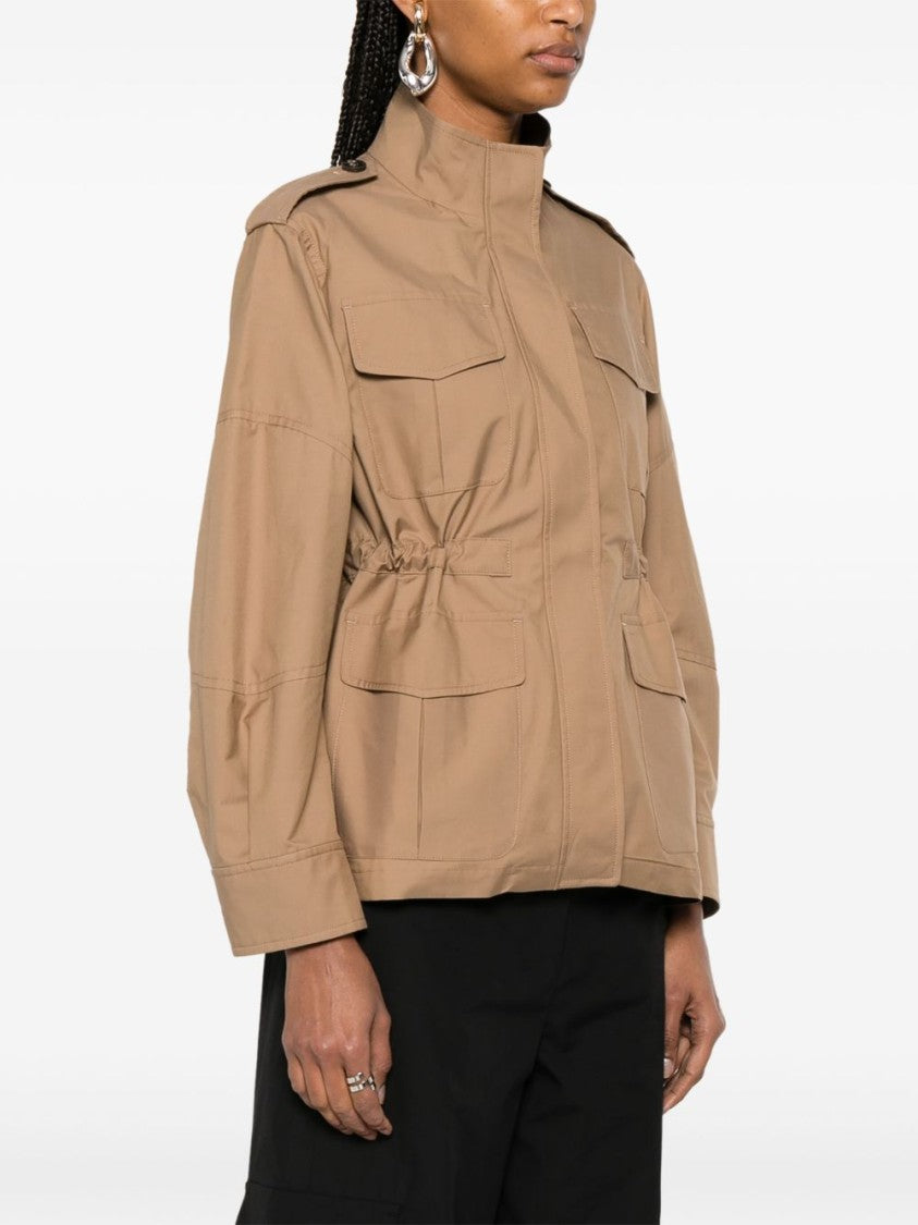 Max Mara Brown Parka With Fitted Waist