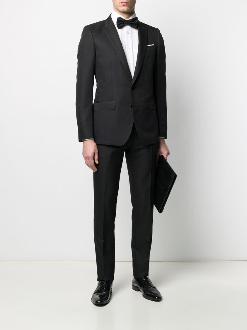 Dolce & Gabbana Classic Black Two-Piece Suit With Notch Lapels