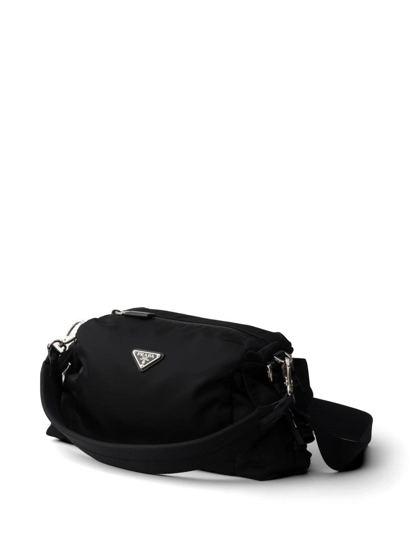 Prada Rectangular Shoulder Bag In Smooth Re-Nylon With Adjustable Strap
