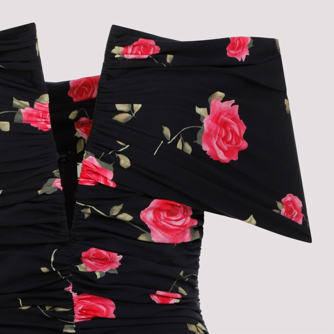 Magda Butrym Black Printed Dress