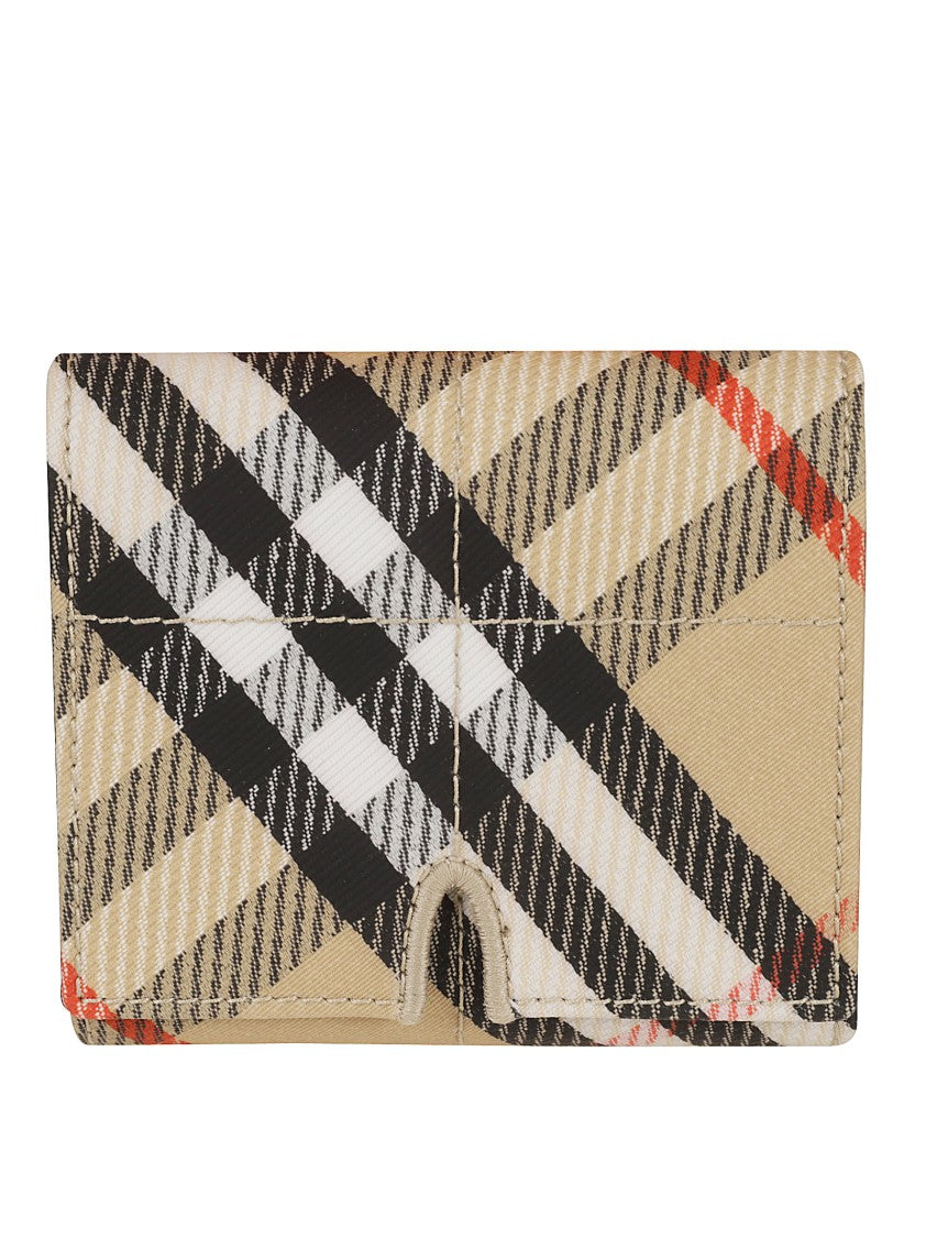 Burberry Vintage Check Pattern Wallet
