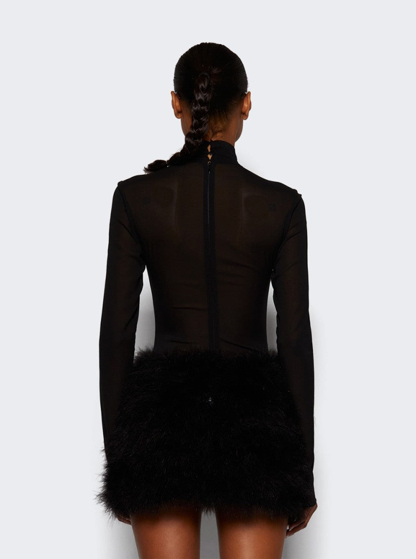 The New Arrivals By Ilkyaz Ozel Elly Mini Dress Mystere Black