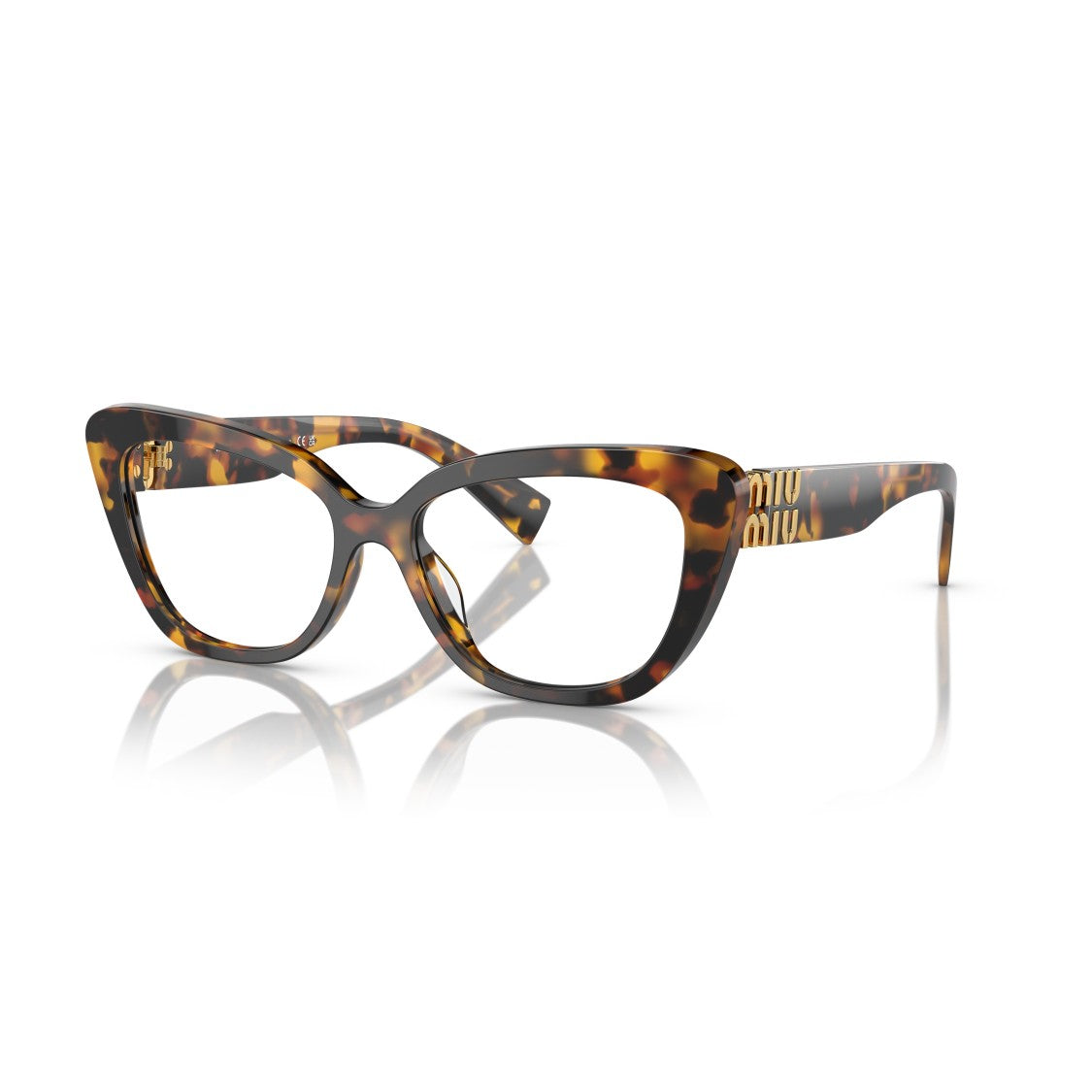 Miu Miu 0Mu 05Vv Bold Cat-Eye Tortoiseshell Sunglasses