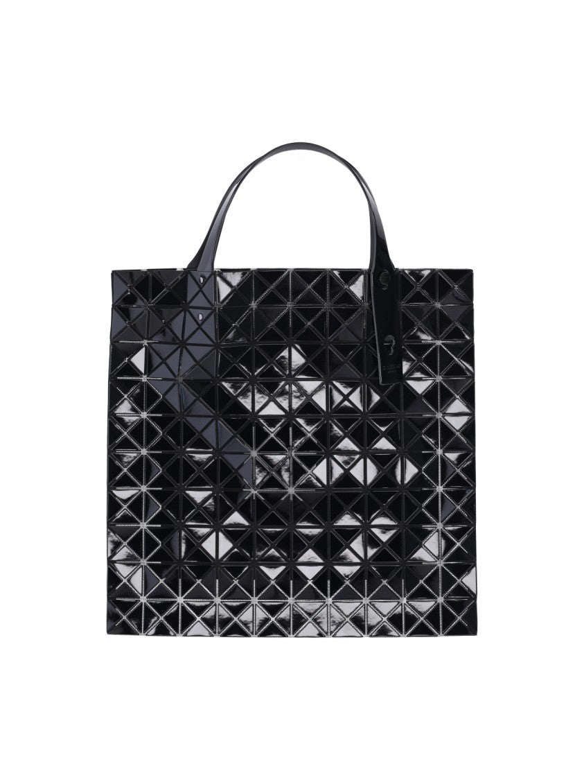 Bao Bao Issey Miyake Black Prism Geometric Panel Pvc Tote Bag