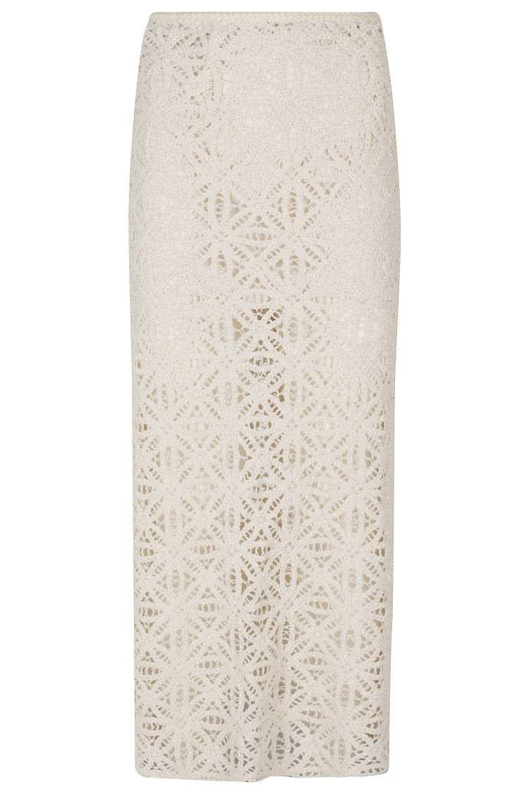 Sabina Musayev Lace Midi Anaya Skirt