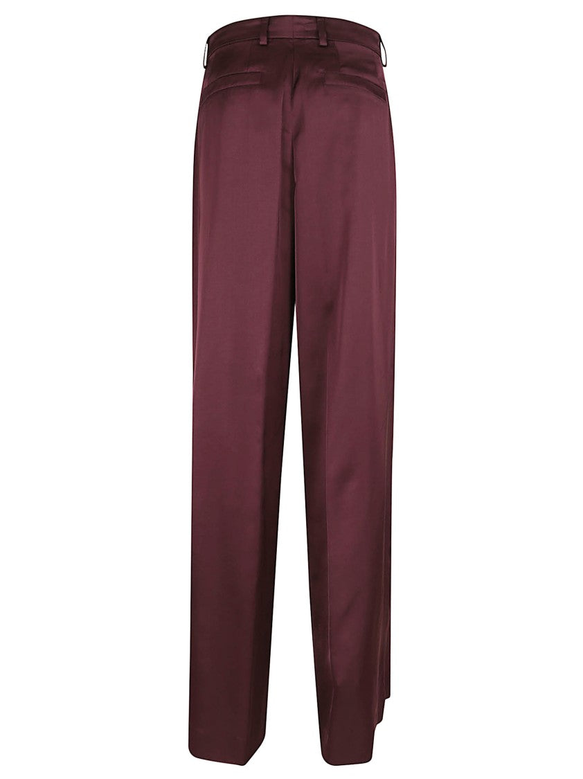 Dries Van Noten Wide-Leg High-Waist Trousers With Tailored Finish