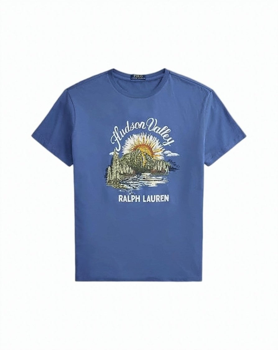 Polo Ralph Lauren Relaxed Fit Graphic Print T-Shirt With Scenic Design
