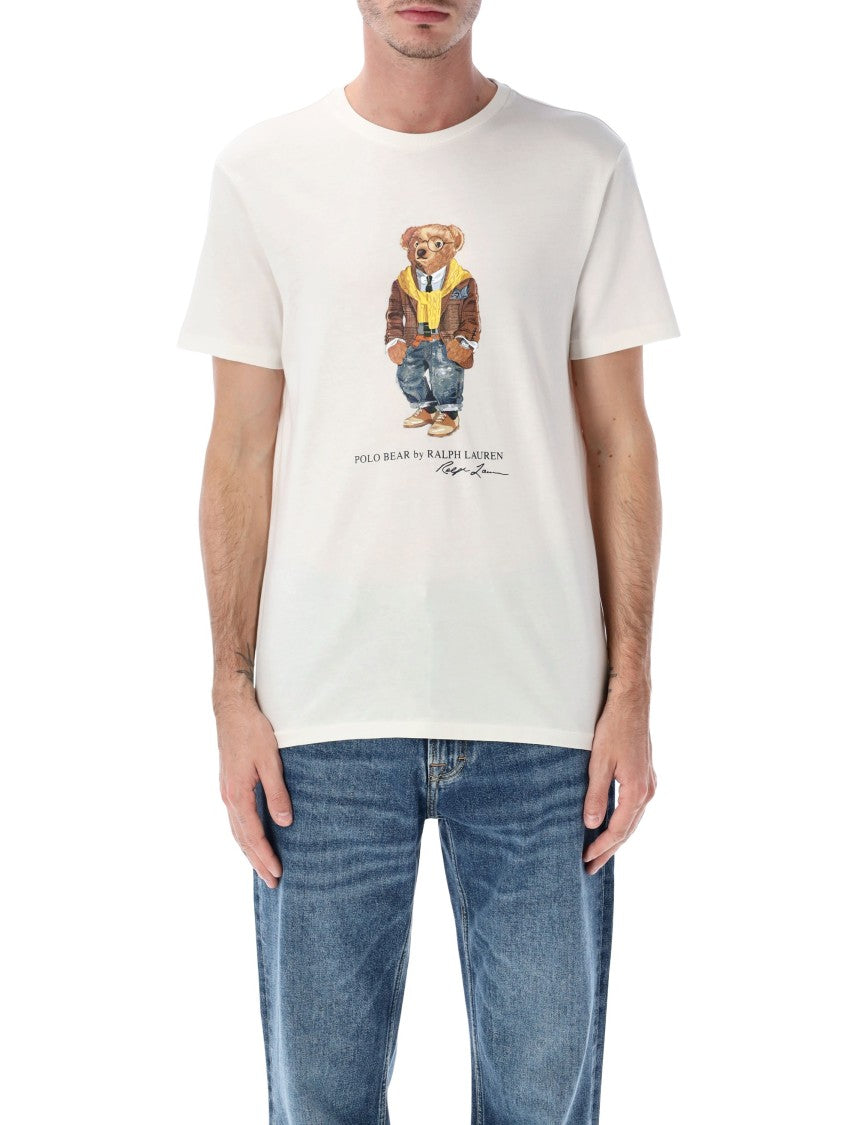 Polo Ralph Lauren Polo Custom Slim Fit Polo Bear T-Shirt