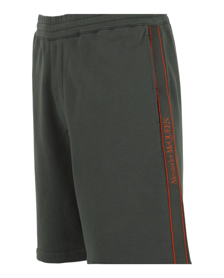 Alexander Mcqueen Logo Tape Shorts