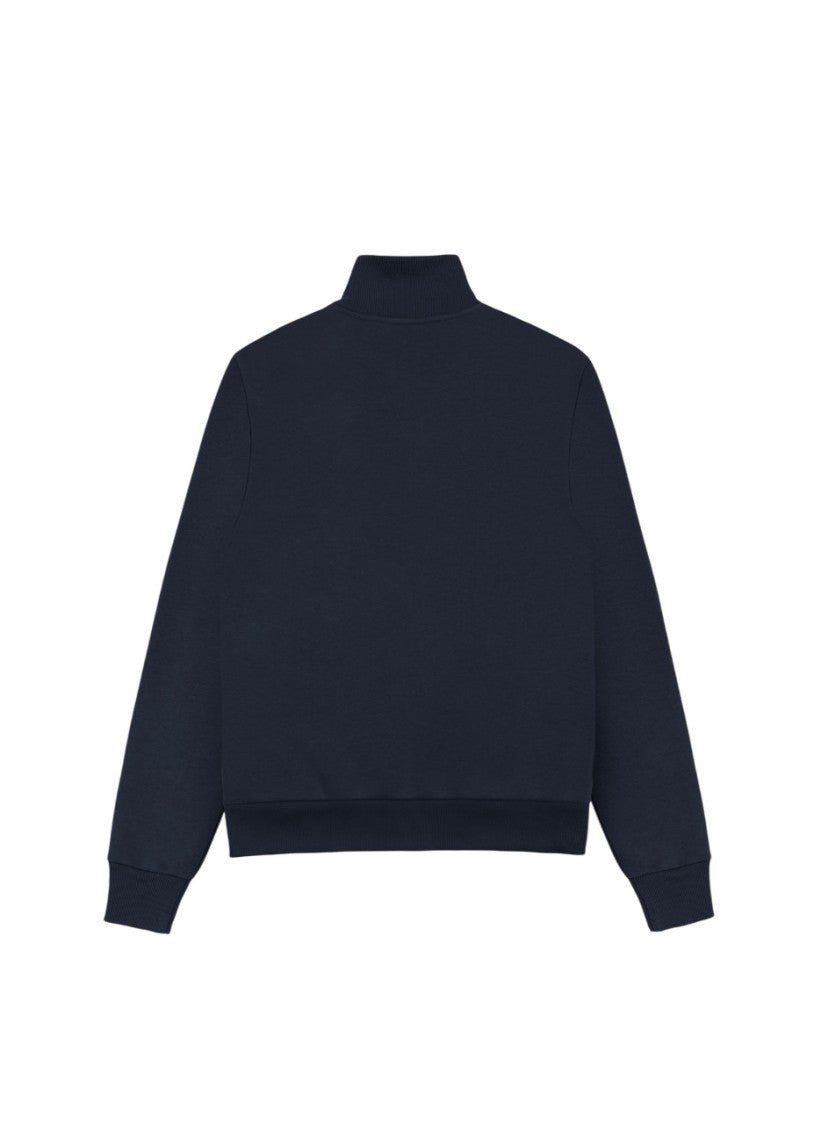 Colmar Blue Soft Fleece Cotton Turtleneck Sweatshirt