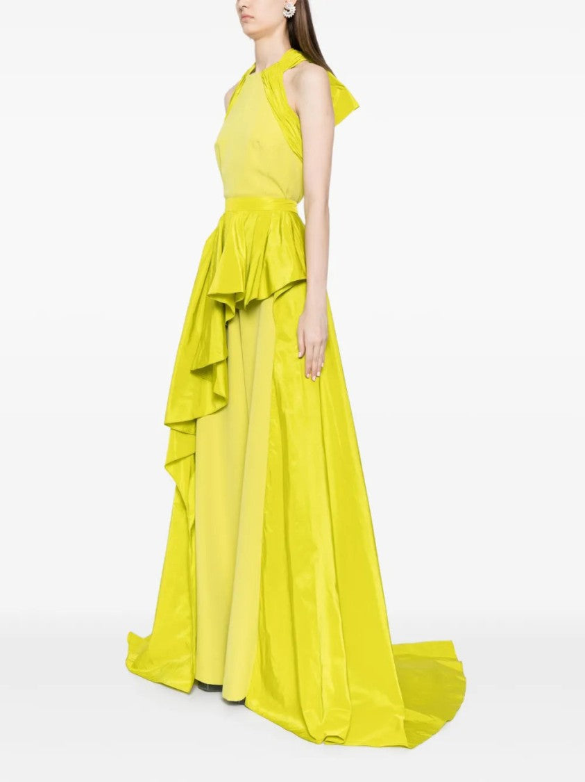 Saiid Kobeisy Detachable Overskirt Sleeveless Jumpsuit