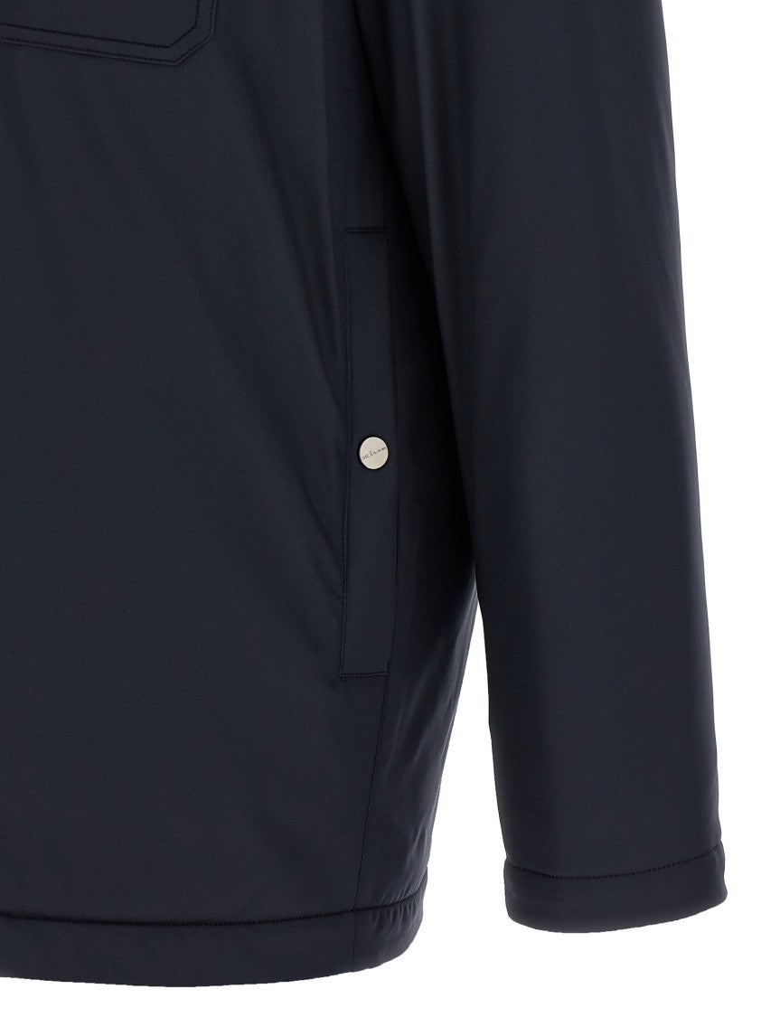 Kiton Padded Technical Fabric Overshirt
