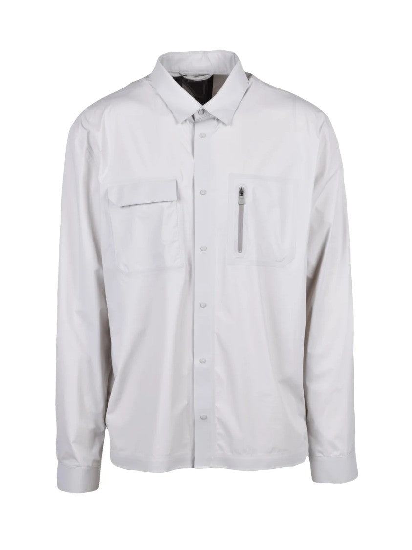 Herno White Polyamide Elastane Technical Stretch Shirt