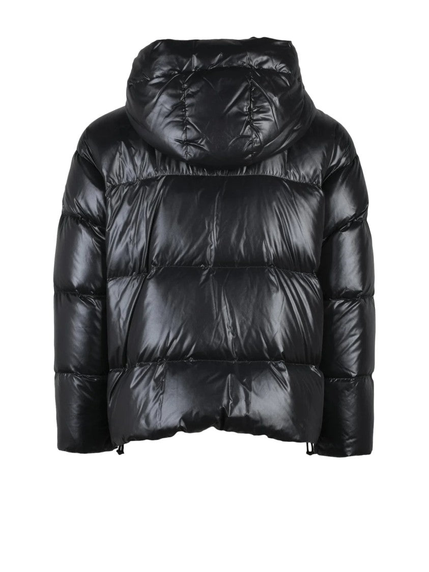 Peuterey Black Polyamide Kasha Down Jacket