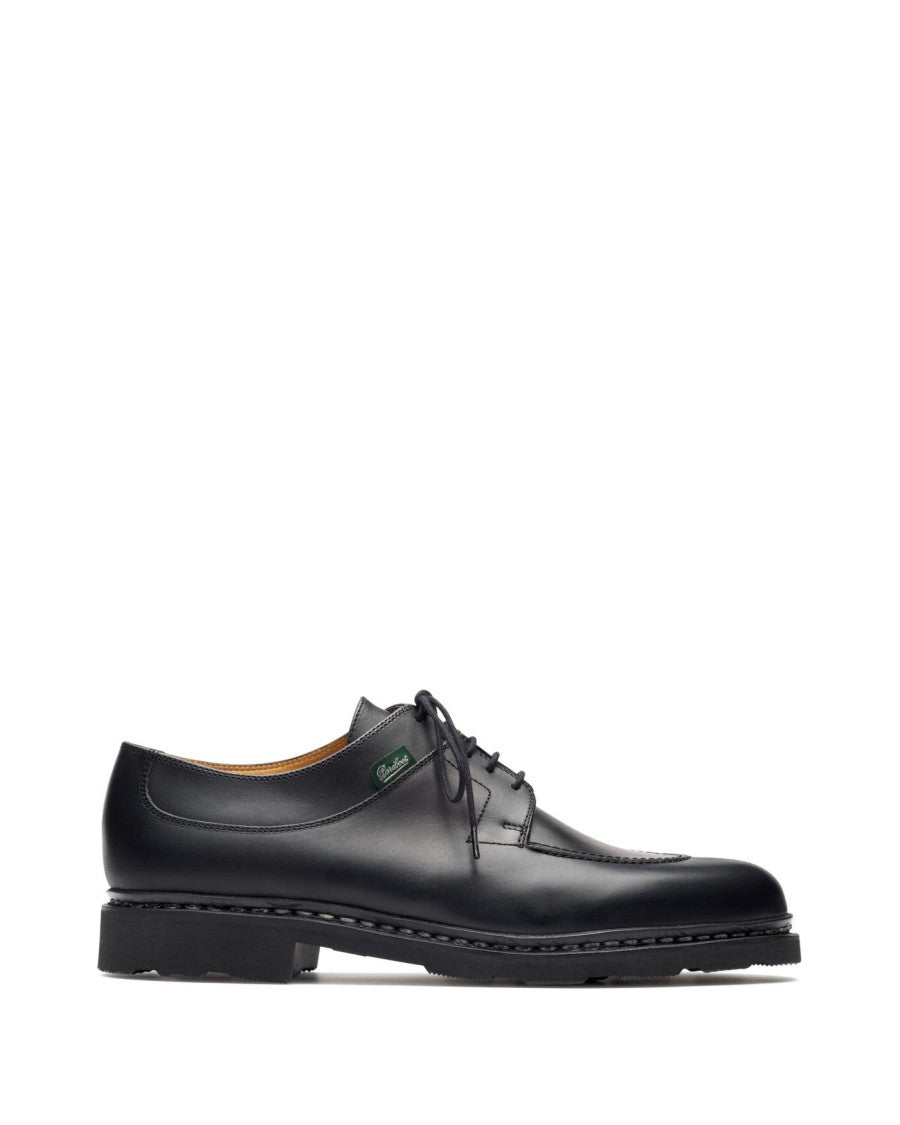 Paraboot Hunting Toe Derby Shoes With Norwegian Stitching