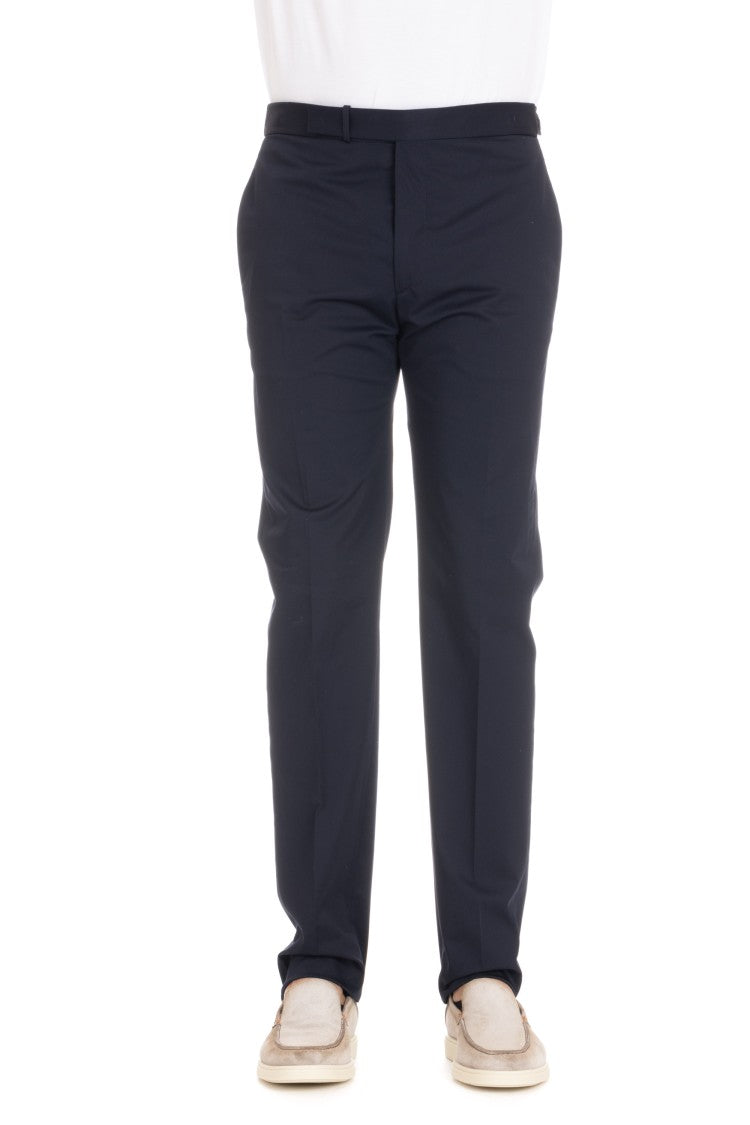 Tagliatore Newbros Cotton Satin Trousers