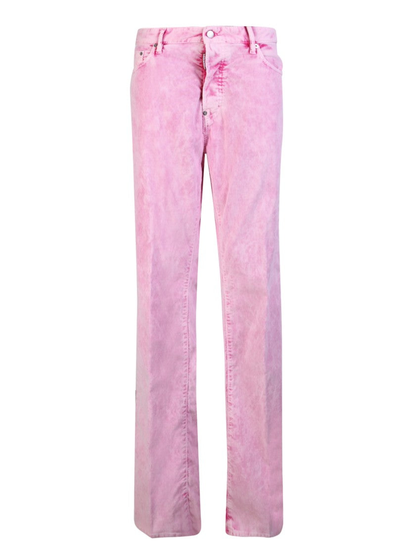 Dsquared2 Pink Cotton Jeans