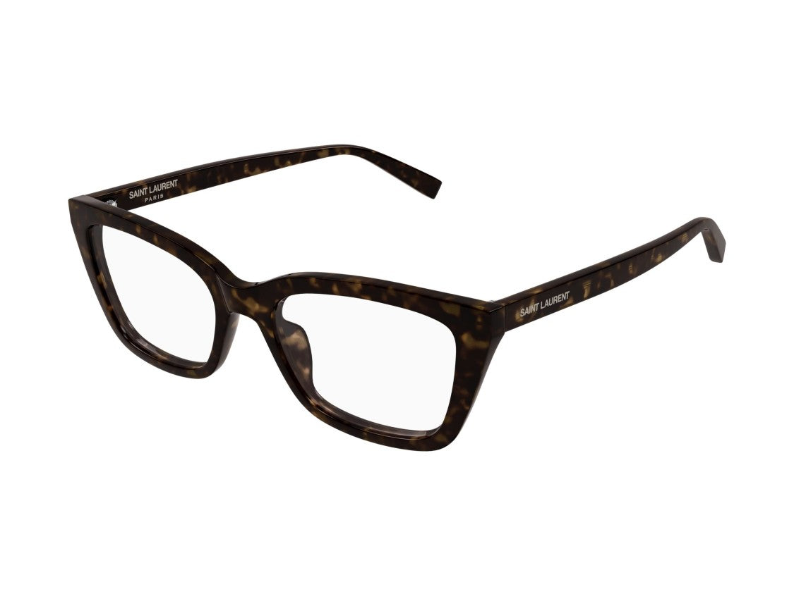 Saint Laurent Sl 911 Glossy Tortoiseshell Oversized Square Sunglasses
