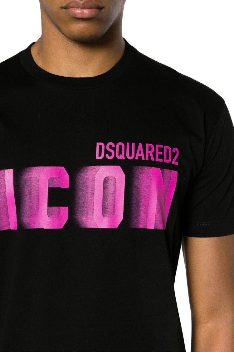 Dsquared2 Black Cotton T-Shirt