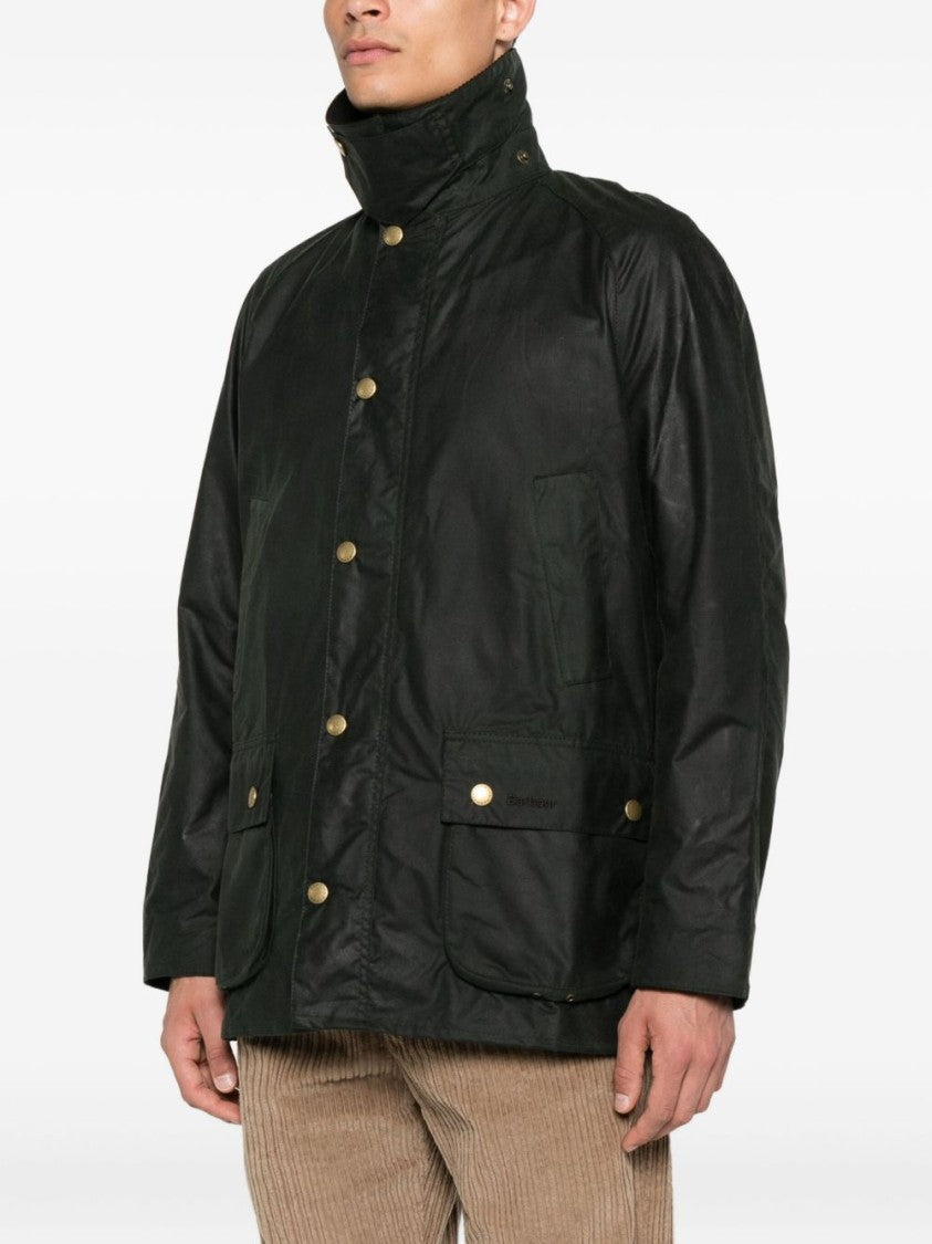 Barbour Dark Green Waxed Cotton Jacket