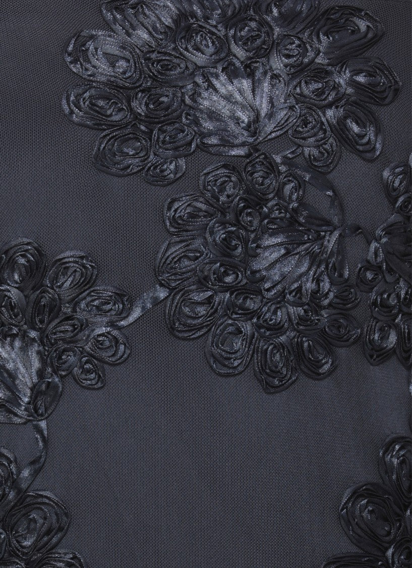 Rotate Tulle Dress With All-Over Rose Details