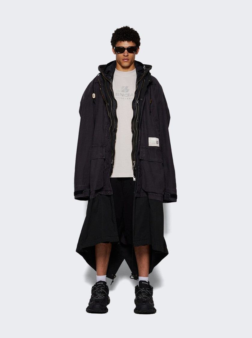 Maison Mihara Yasuhiro Four Legs Shorts Black