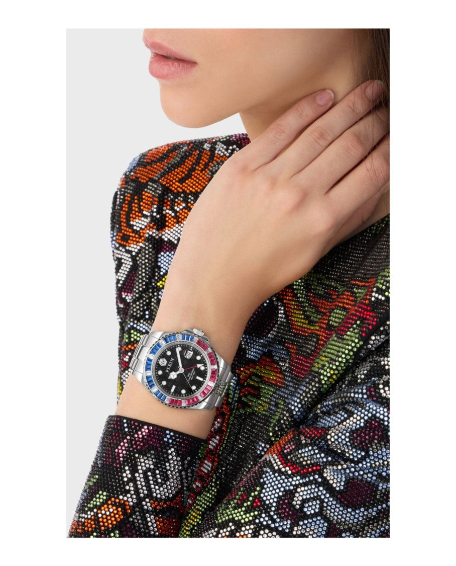 Philipp Plein Gmt-I Challenger Baguettes Bracelet Watch