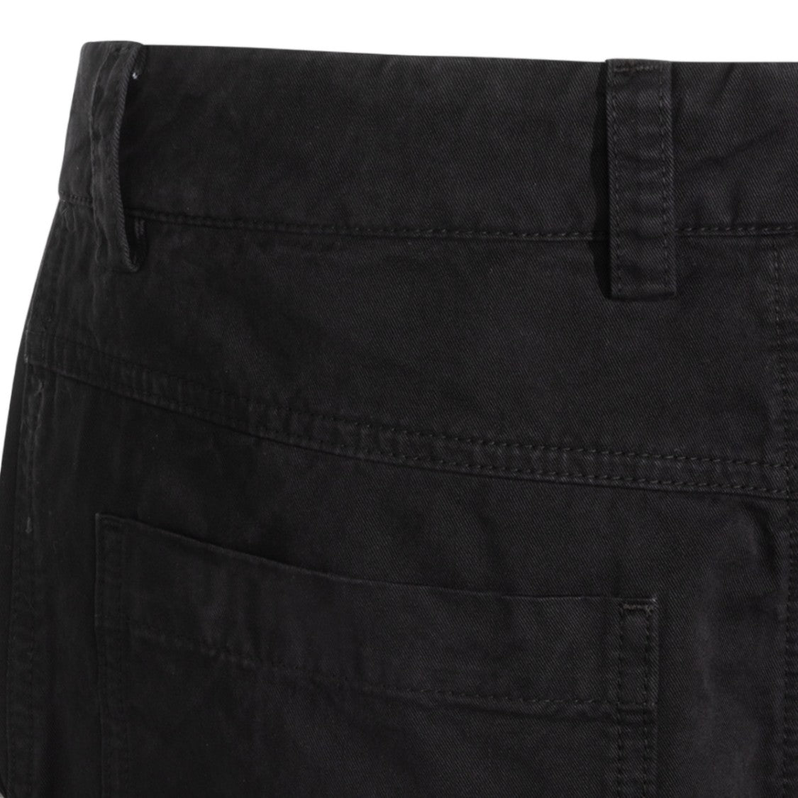 Off-White Straight-Leg Casual Trousers With Classic Waistband