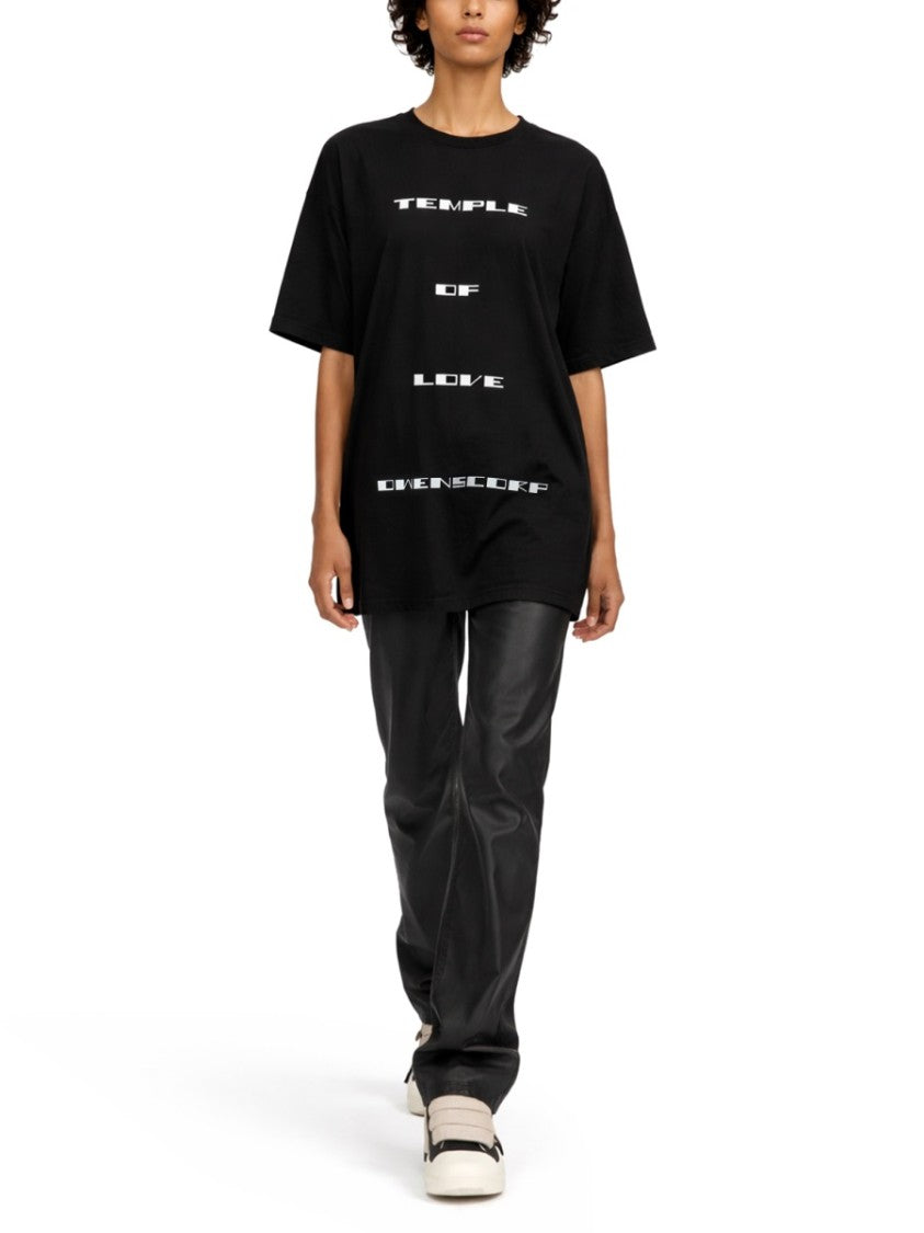 Drkshdw By Rick Owens Jumbo Ss Cotton T-Shirt