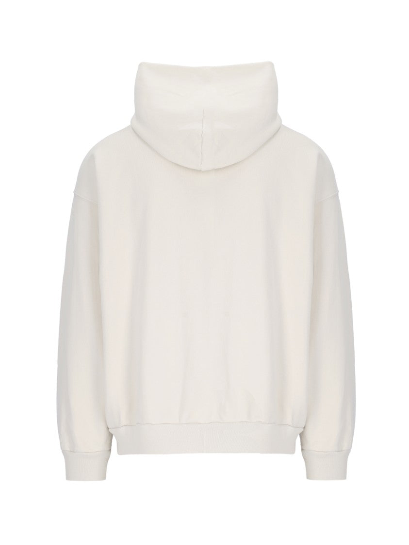 Balenciaga "Metal Bb Stencil" Logo Hoodie – Cream