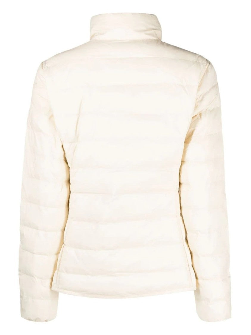 Polo Ralph Lauren Beige Insulated Puffer Coat With High Collar