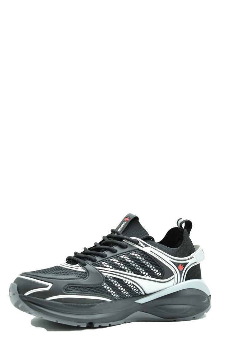Dsquared2 Black Polyester Chunky Sneaker
