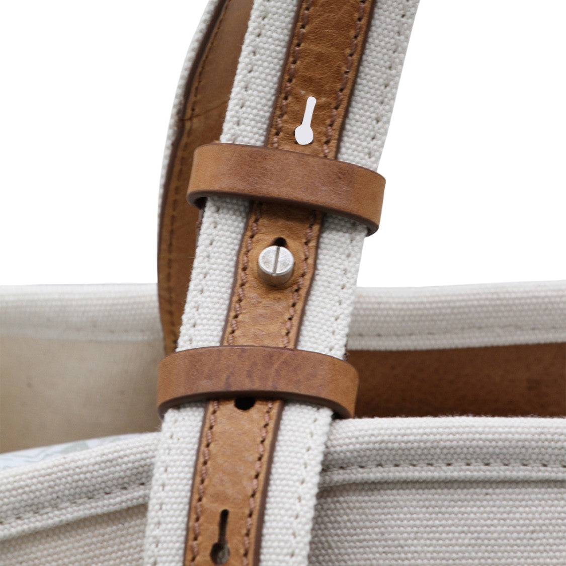 Golden Goose Structured Beige Handbag