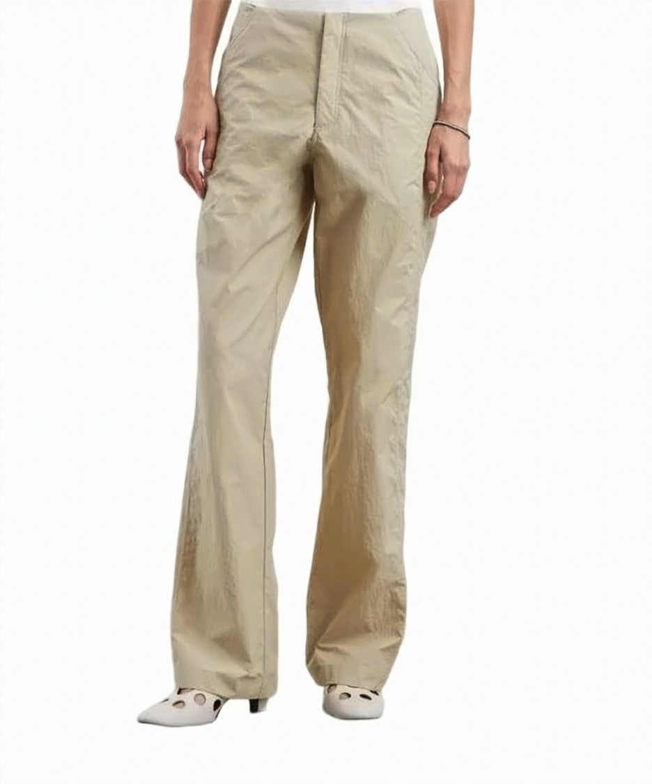 Paloma Wool High-Waisted Straight-Leg Pants With Subtle Texture