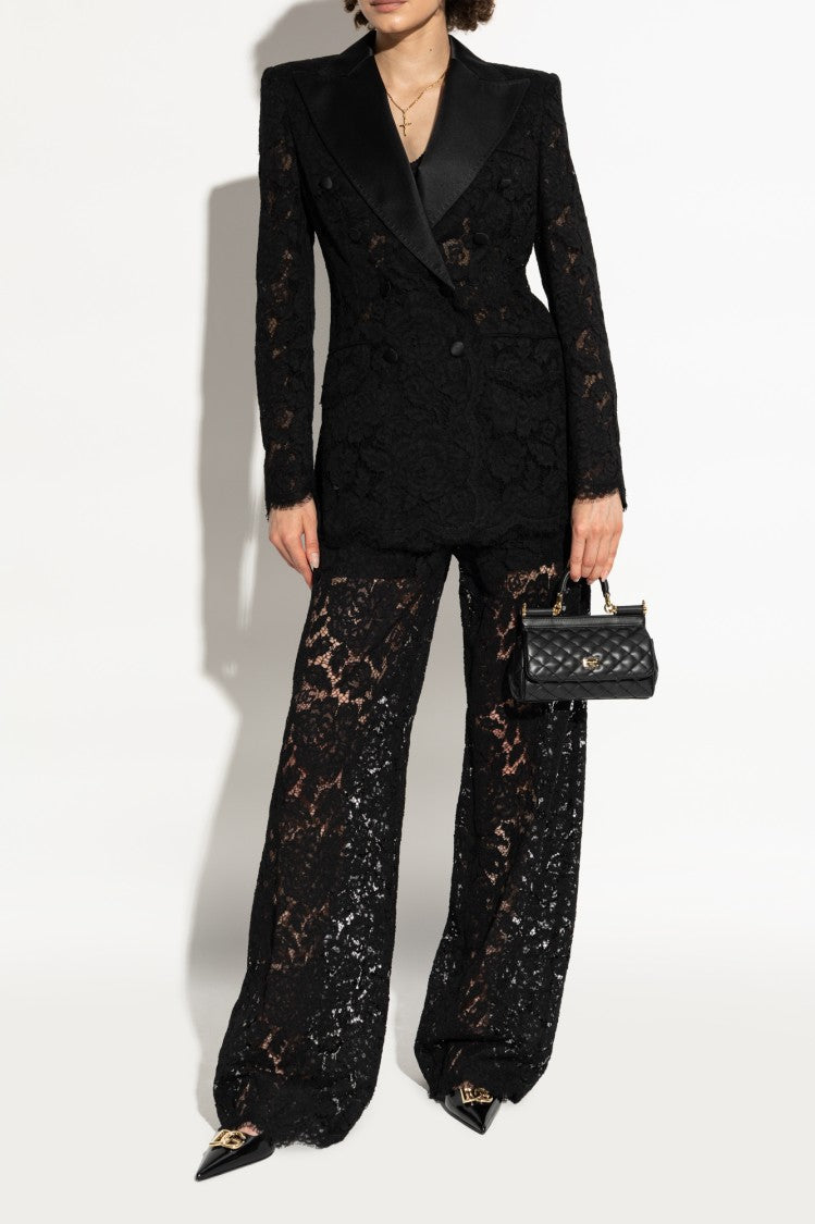 Dolce & Gabbana Glossy Black High-Heeled Shoes