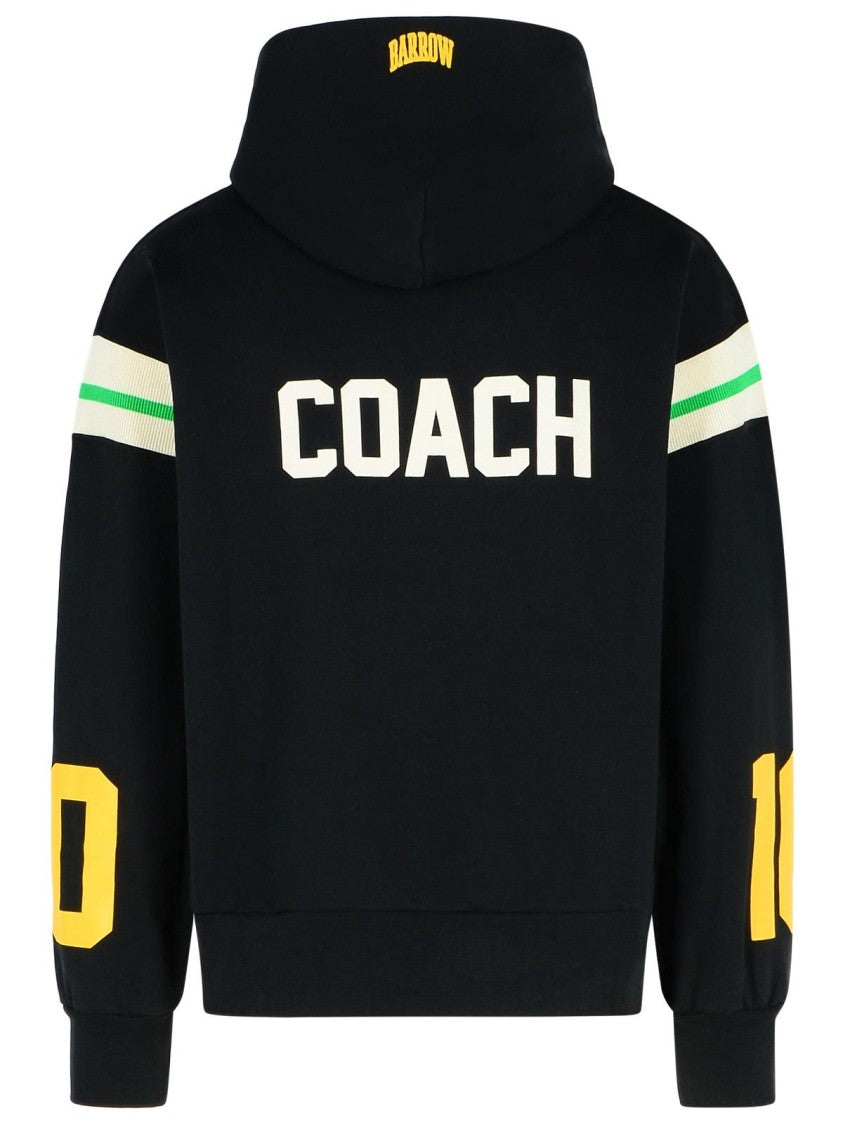 Barrow Black Cotton Sweatshirt